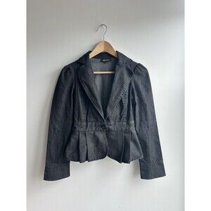 Y2K Odds ‘N Evens Grey Blazer Pleated Size 5